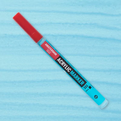 Talens Amsterdam marker acrilic, S - 551, sky blue light