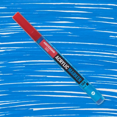 Talens Amsterdam marker acrilic, S - 564, brillant blue