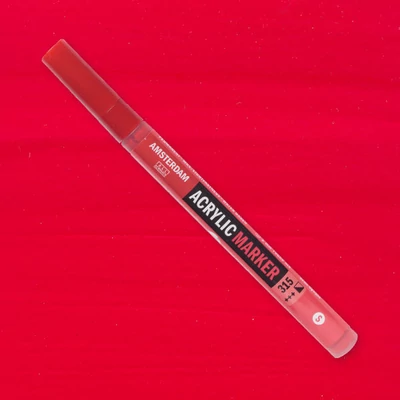 Talens Amsterdam marker acrilic, S - 315, pyrrole red