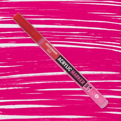Talens Amsterdam marker acrilic, S - 366, quinacridone rose