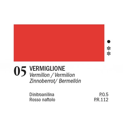 APA Color vopsea acrilică, 150 ml - 05, vermilion