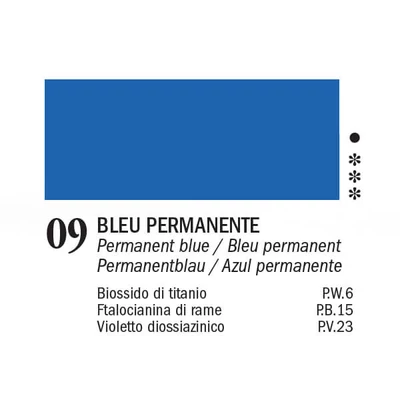 APA Color vopsea acrilică, 150 ml - 09, permanent blue