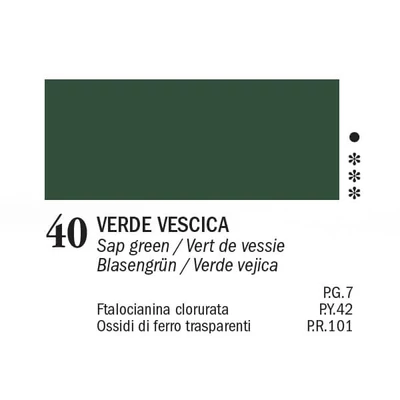 APA Color vopsea acrilică, 150 ml - 40, sap green