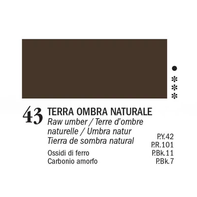 APA Color vopsea acrilică, 150 ml - 43, raw umber