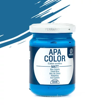 APA Color vopsea acrilică, 150 ml - 08, cobalt blue