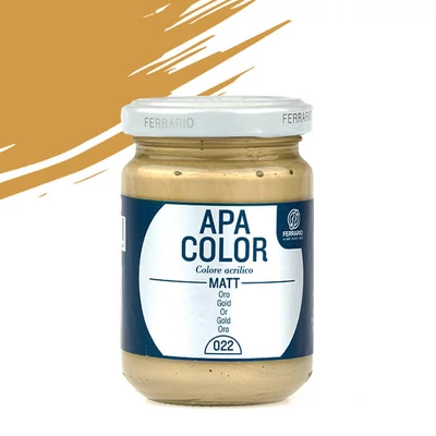 APA Color vopsea acrilică, 150 ml - 22, gold
