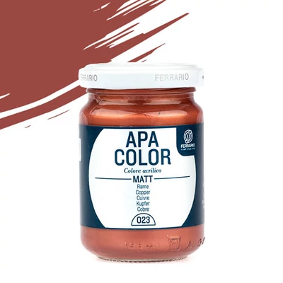APA Color vopsea acrilică, 150 ml - 23, copper
