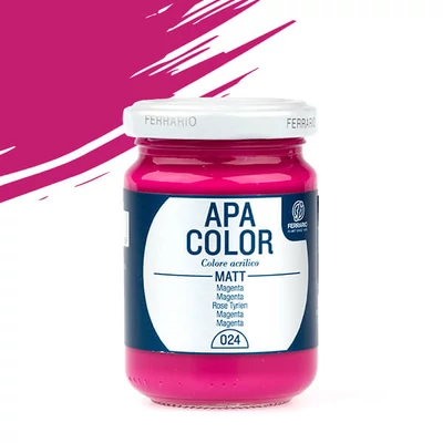 APA Color vopsea acrilică, 150 ml - 24, magenta