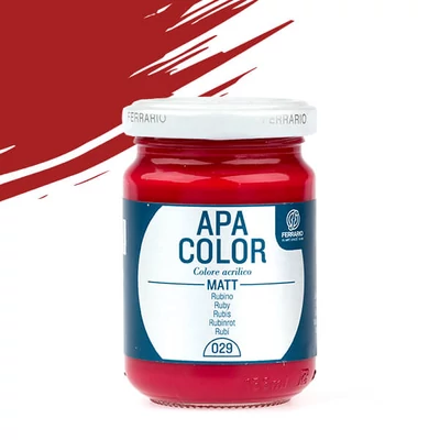 APA Color vopsea acrilică, 150 ml - 29, ruby