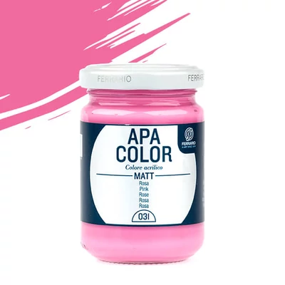 APA Color vopsea acrilică, 150 ml - 31, pink