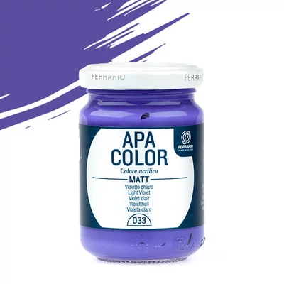 APA Color vopsea acrilică, 150 ml - 33, light violet