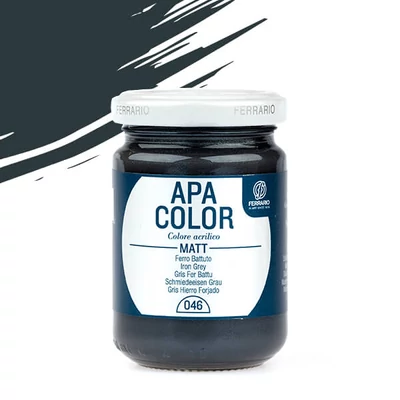 APA Color vopsea acrilică, 150 ml - 46, iron grey