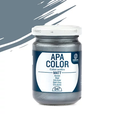 APA Color vopsea acrilică, 150 ml - 47, steel