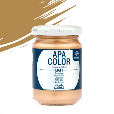 APA Color vopsea acrilică, 150 ml - 52, antique gold