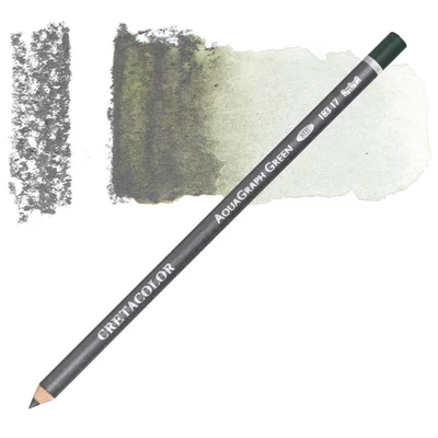 Creioane  grafit Cretacolor AquaGraph solubil în apă - verde
