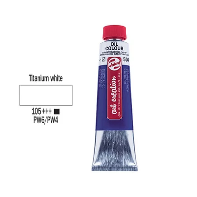 Talens Art Creation Culori ulei, 40 ml - 105, Titanium white