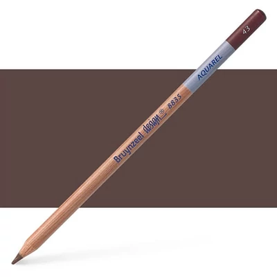 Creioane acuarelă Bruynzeel Design  - 43, dark brown