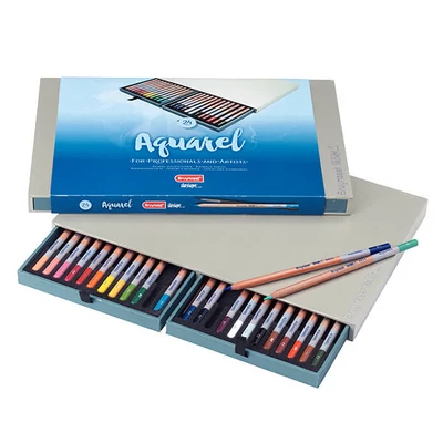 Set creioane acuarelă Bruynzeel Design - 24 buc