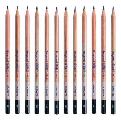 Creion grafit Bruynzeel Design - duritate 12 (2H-9B)