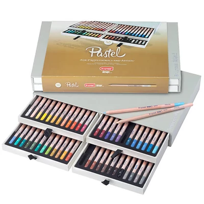 Set creioane pastel Bruynzeel Design - 48 buc