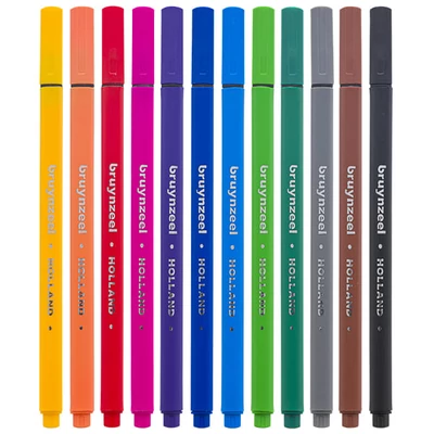 Bruynzeel Fineliner liner în set - 12 buc