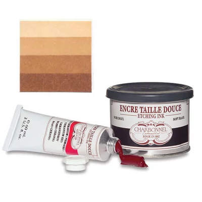 Vopsea gravură Charbonnel , 200 ml - burnt umber