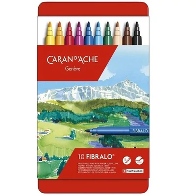Caran d'Ache Fibralo marker în set - 10 buc