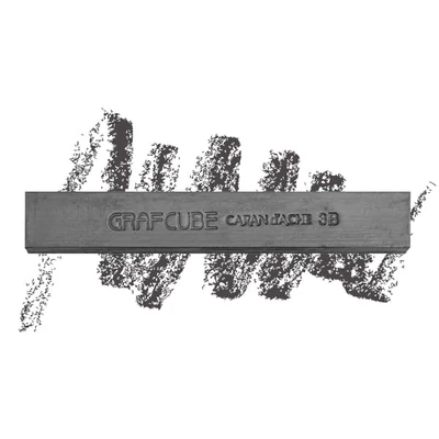 Baton grafit Caran d'Ache Grafcube, 15 mm - 3B