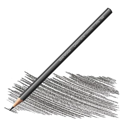 Creion grafit Caran d'Ache Grafwood - 6B