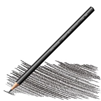 Creion grafit Caran d'Ache Grafwood - 8B