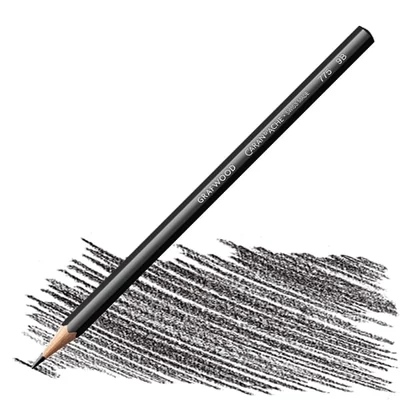 Creion grafit Caran d'Ache Grafwood - 9B