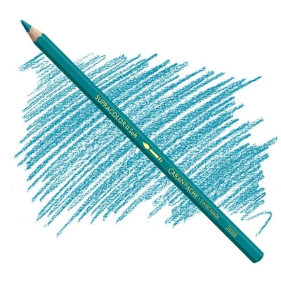 Creioane acuarelă Caran d'Ache Supracolor Soft  - 180, malachite green