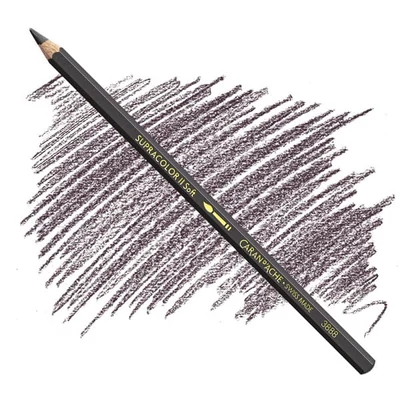 Creioane acuarelă Caran d'Ache Supracolor Soft  - 409, charcoal grey