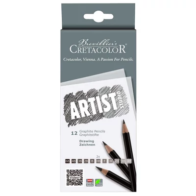 Set creioane grafit Cretacolor Artist Studio, 12 buc