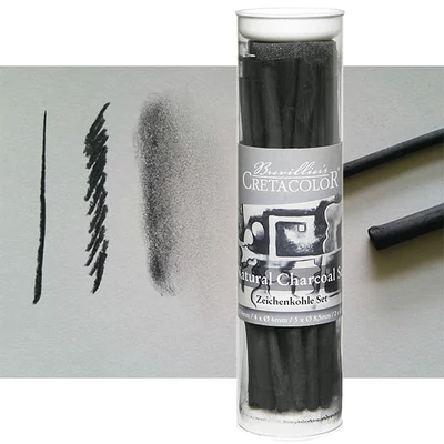 Set cărbune Cretacolor, 13 buc, dimensiuni mixte