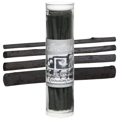 Set cărbune Cretacolor, 13 buc, dimensiuni mixte
