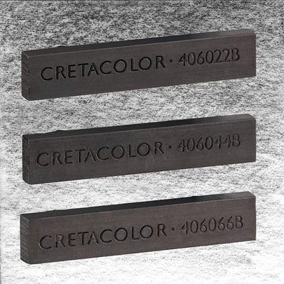 Baton grafit Cretacolor, 14 mm - în 3 durități