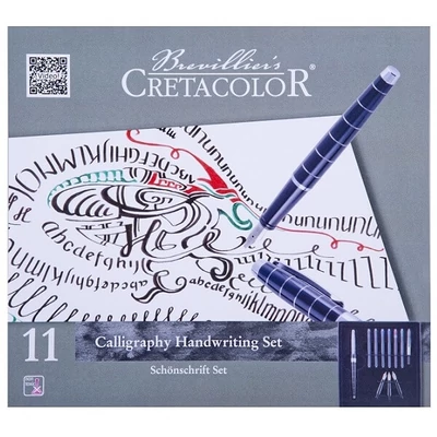 Set de scris pentru caligrafie Cretacolor, 11 buc