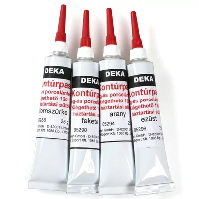Vopsea de contur Deka, poate fi ars, 25 g - în diverse culori