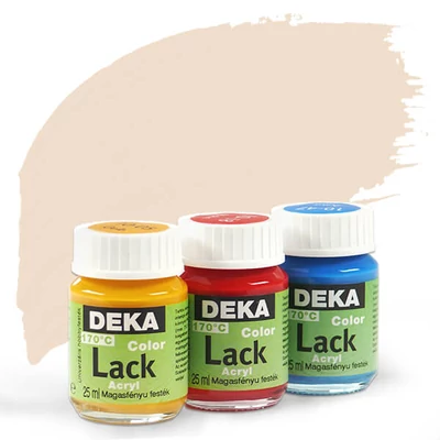 Vopsea acrilică lucioasă Deka Color Lack 25 ml - 13 culoare piele