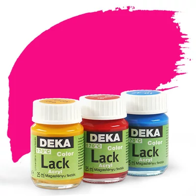 Vopsea acrilică lucioasă Deka Color Lack 25 ml - 30 cyclamen