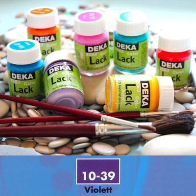 Vopsea acrilică lucioasă Deka Color Lack 25 ml - 39 violet