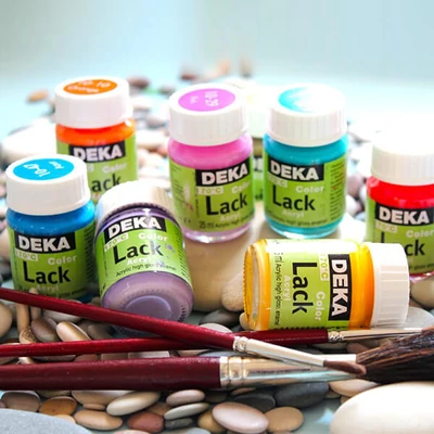 Vopsea acrilică lucioasă Deka Color Lack 25 ml - in diverse culori