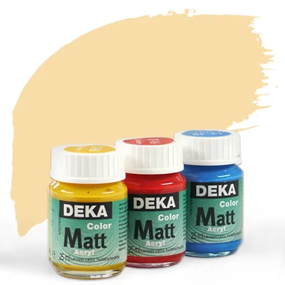 Vopsea acrilică Deka Color Matt 25 ml - 11 crem