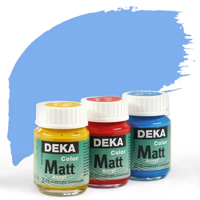 Vopsea acrilică Deka Color Matt 25 ml - 43 flori de colt