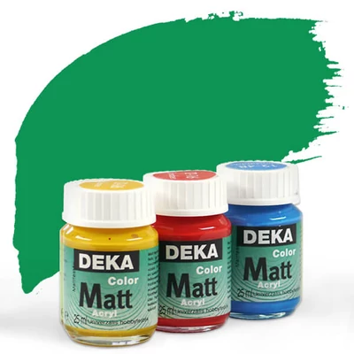 Vopsea acrilică Deka Color Matt 25 ml - 70 verde suc
