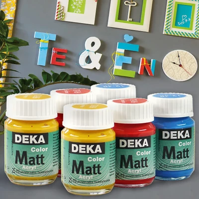 Vopsea acrilică Deka Color Matt 25 ml - in diverse culori