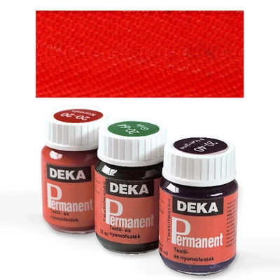 Deka Permanent, vopsea textil pentru materiale de culoare deschisă - 17 roșu stacojiu