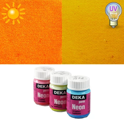 Vopsea textil  Deka Perm Neon 25 ml - 10 portocaliu