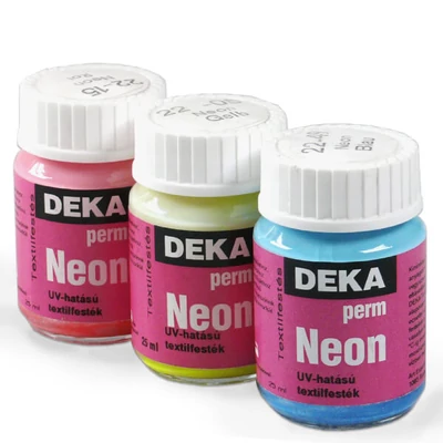 Vopsea textil  Deka Perm Neon 25 ml - in diverse culori